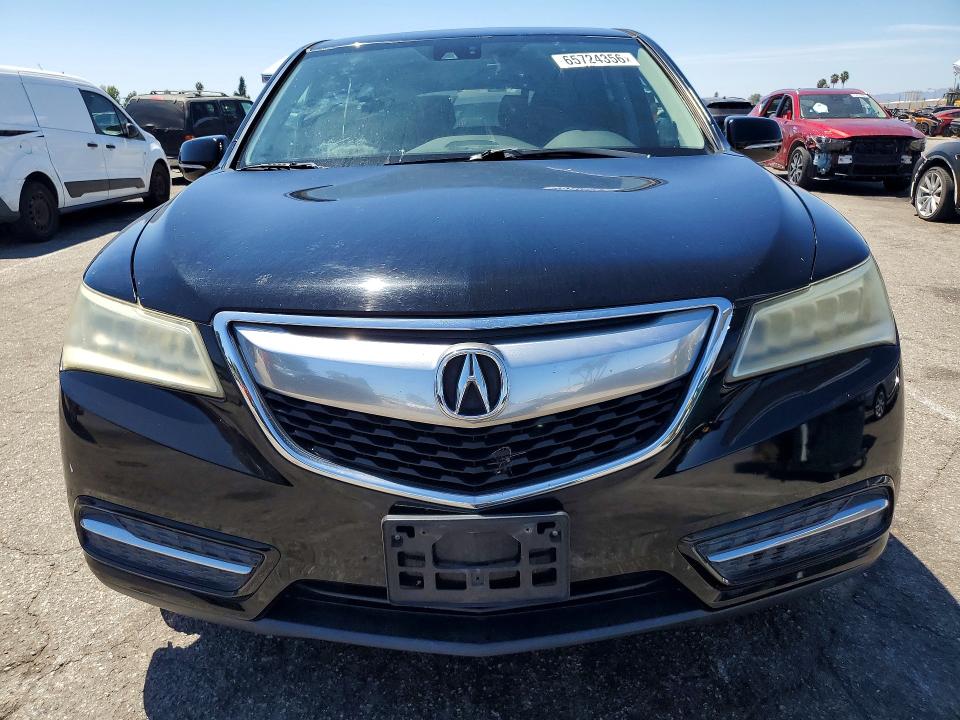65724356 :رقم المزاد ، 5FRYD3H65FB005804 vin ، 2015 Acura Mdx مزاد بيع