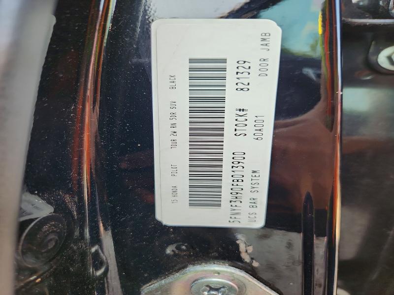 Aukcja sprzedaży 2015 Honda Pilot, vin: 5FNYF3H90FB013900, numer aukcji: 64204976