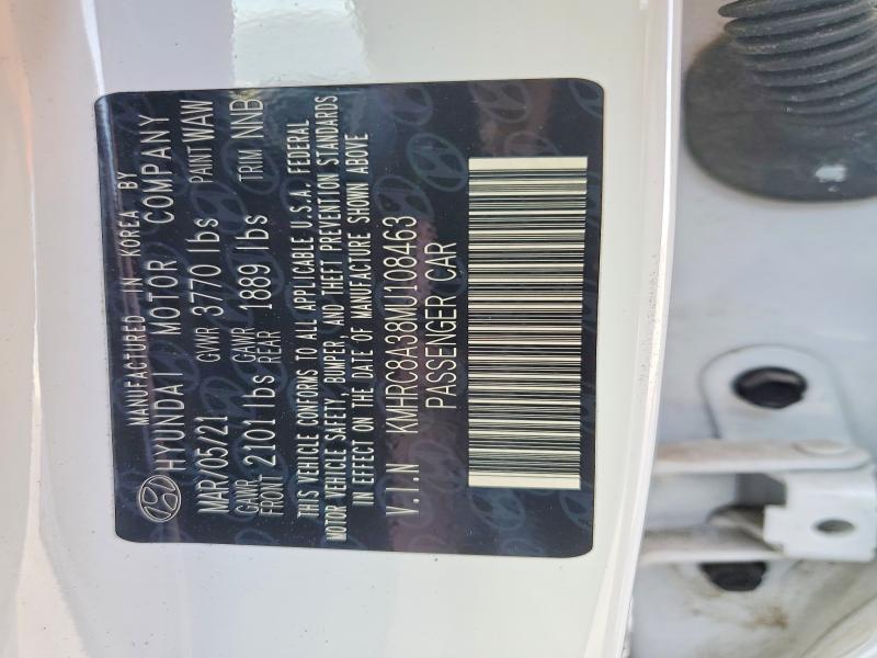 Продажа на аукционе авто 2021 Hyundai Venue, vin: KMHRC8A38MU108463, номер лота: 66334956