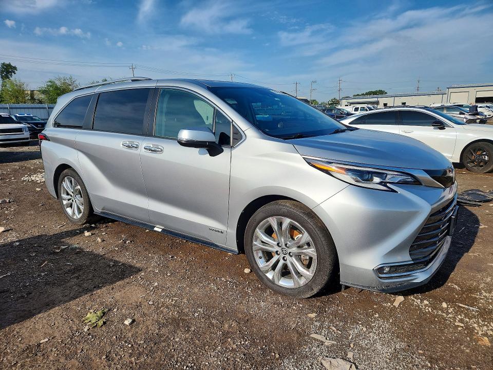 Продажа на аукционе авто 2021 Toyota Sienna, vin: 5TDERKEC4MS007725, номер лота: 64555956