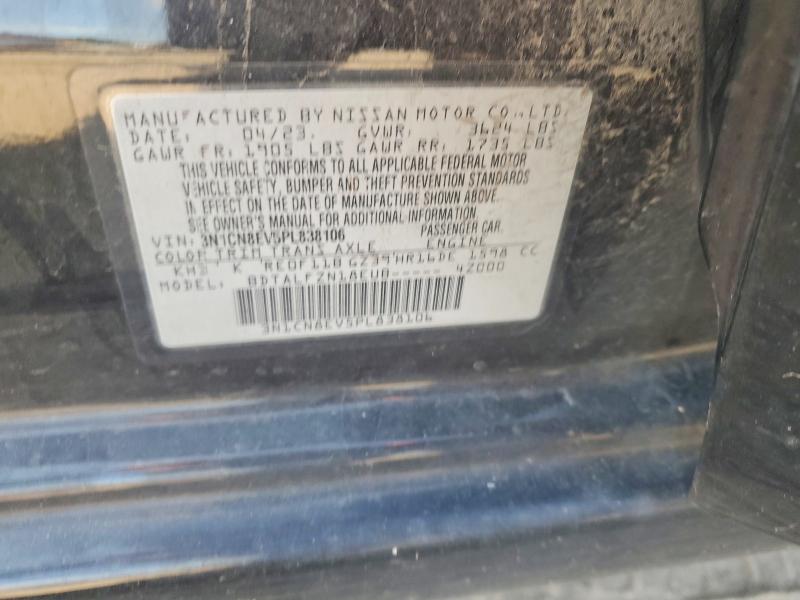 Aukcja sprzedaży 2023 Nissan Versa, vin: 3N1CN8EV5PL838106, numer aukcji: 66409576