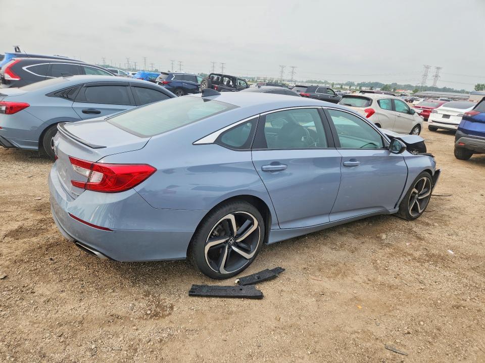 64886206 :رقم المزاد ، 1HGCV1F38NA108293 vin ، 2022 Honda Accord مزاد بيع