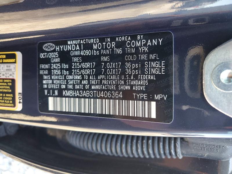 Продажа на аукционе авто 2026 Hyundai Kona, vin: KM8HA3AB3TU406364, номер лота: 65474026