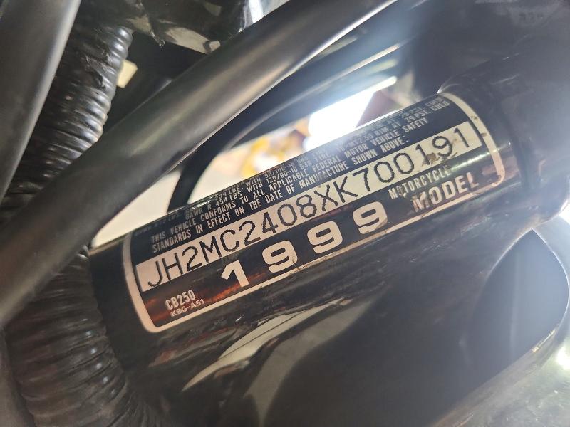 Продажа на аукционе авто 1999 Honda Cb250, vin: JH2MC2408XK700191, номер лота: 65112276