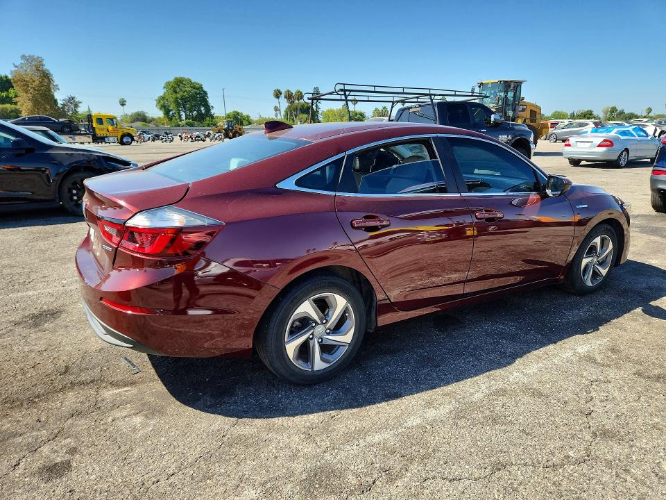 66510796 :رقم المزاد ، 19XZE4F18KE029059 vin ، 2019 Honda Insight مزاد بيع