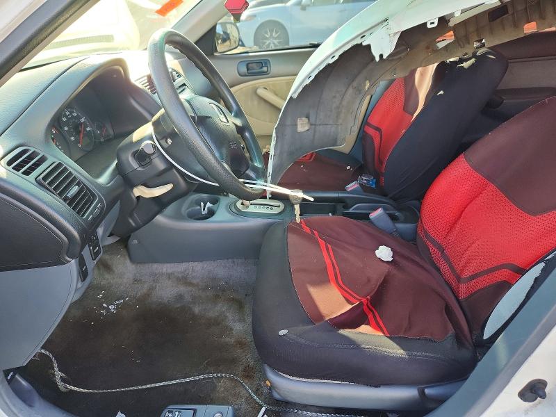 2001 Honda Civic მანქანა იყიდება აუქციონზე, vin: 2HGES16581H583540, აუქციონის ნომერი: 66202666