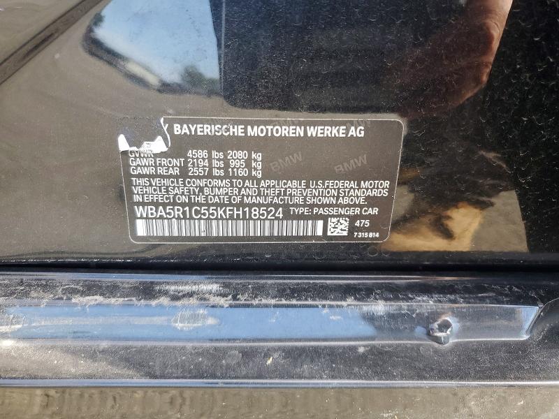 Продаж на аукціоні авто 2019 Bmw 330i, vin: WBA5R1C55KFH18524, номер лоту: 63547946