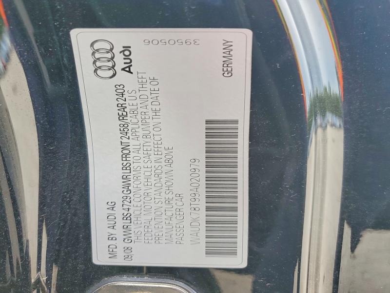Продажа на аукционе авто 2009 Audi A5, vin: WAUDK78T99A020979, номер лота: 65220196