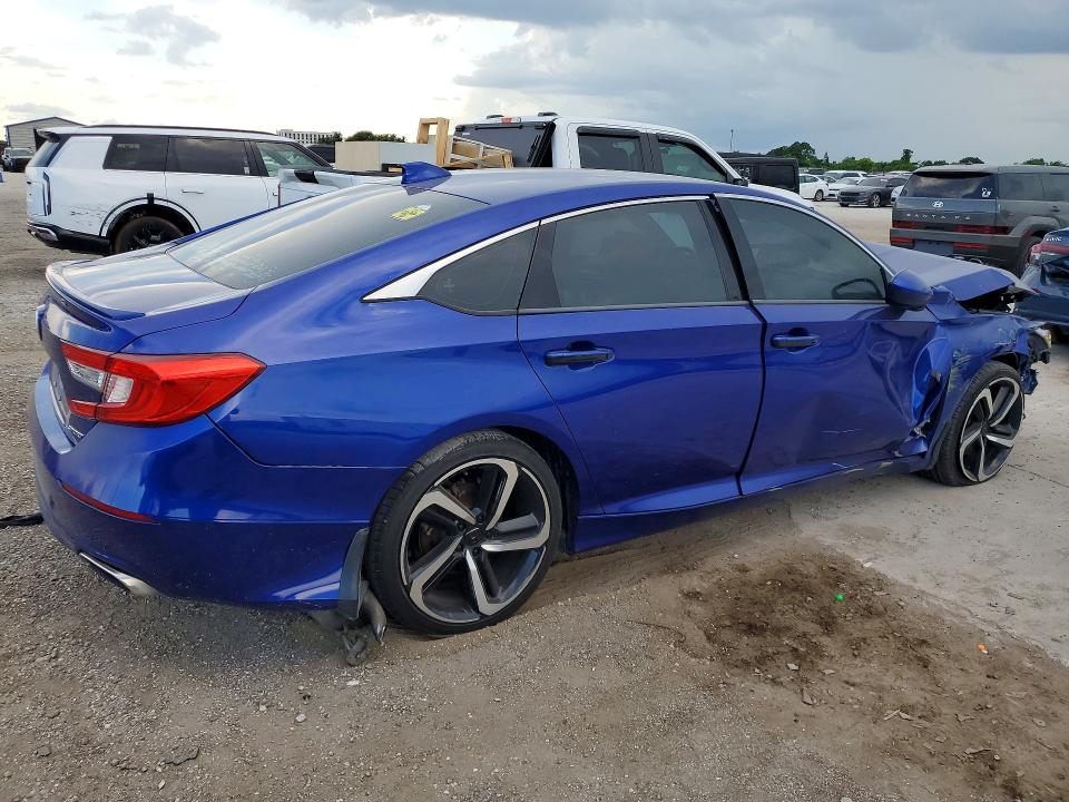 Auction sale of the 2019 Honda Accord, vin: 1HGCV1F33KA107709, lot number: 65606346
