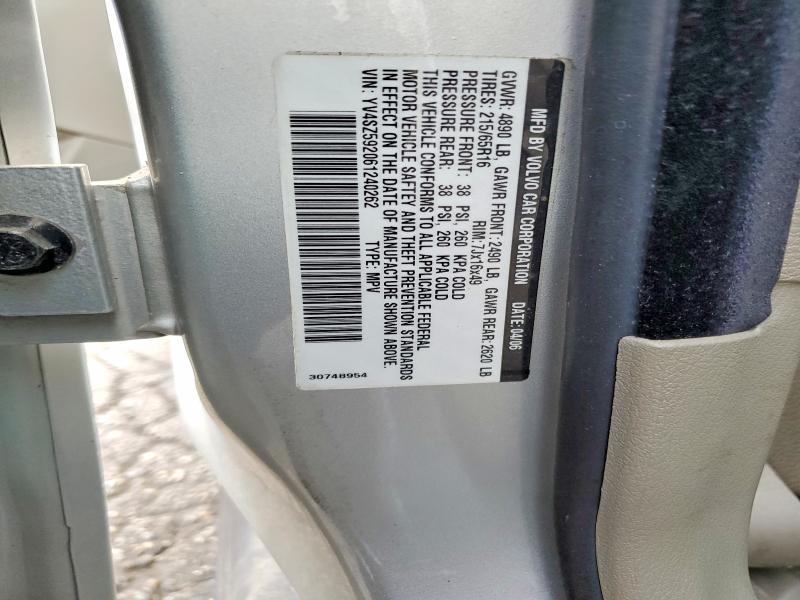 Aukcja sprzedaży 2006 Volvo Xc70, vin: YV4SZ592061240262, numer aukcji: 64389386