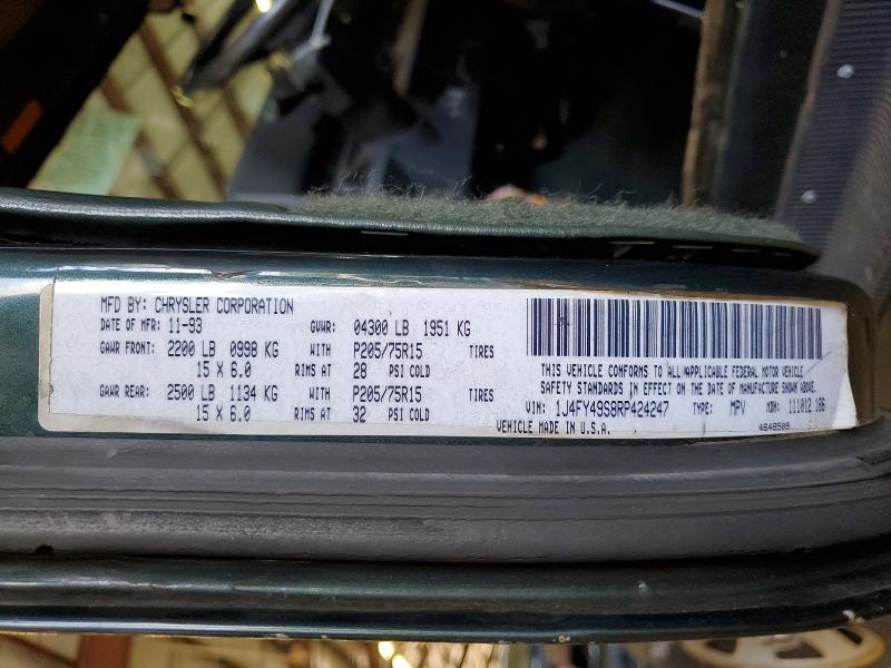 Продаж на аукціоні авто 1994 Jeep Wrangler / Yj, vin: 1J4FY49S8RP424247, номер лоту: 66438216
