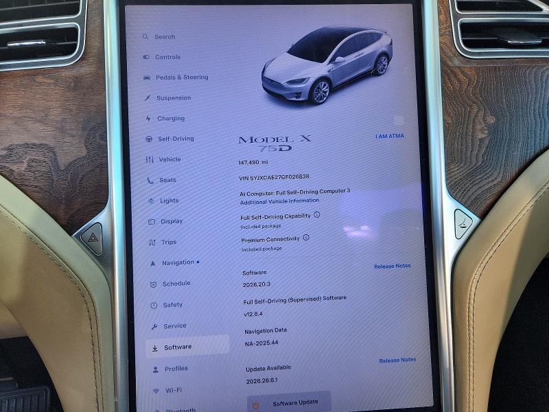 Продажа на аукционе авто 2016 Tesla Model X, vin: 5YJXCAE27GF026838, номер лота: 66140356