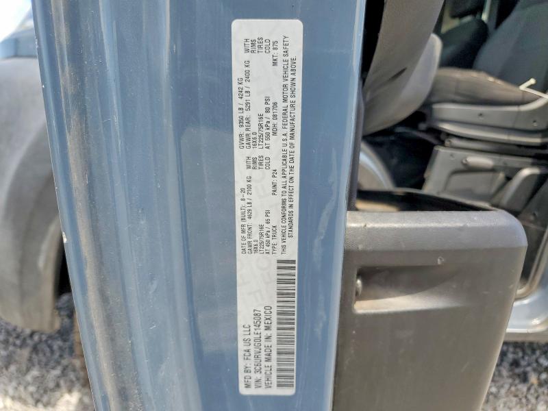 2020 Ram Promaster 3500 მანქანა იყიდება აუქციონზე, vin: 3C6URVJG0LE145087, აუქციონის ნომერი: 65391376