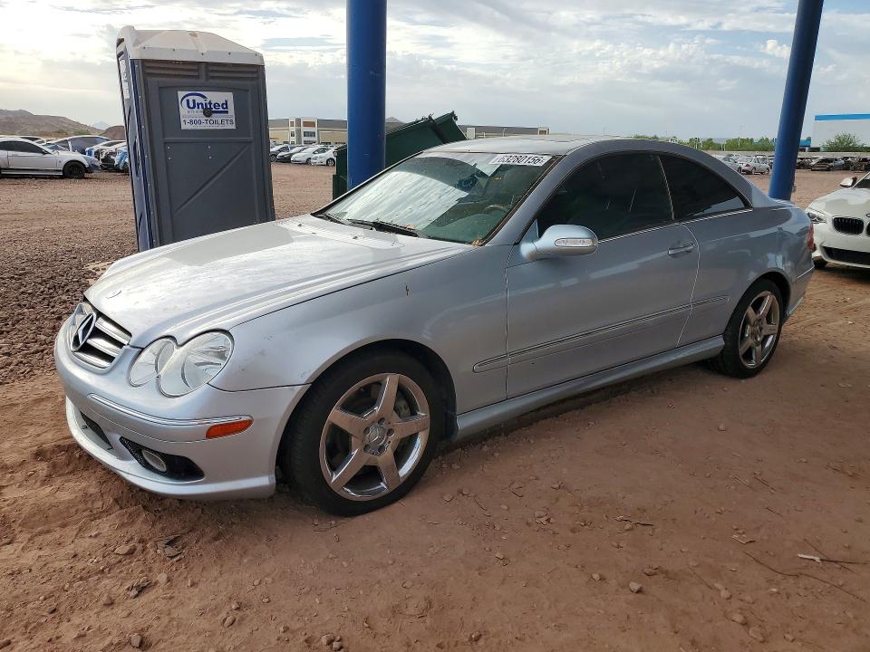 2005 Mercedes-benz Clk მანქანა იყიდება აუქციონზე, vin: WDBTJ75J15F149346, აუქციონის ნომერი: 63280156