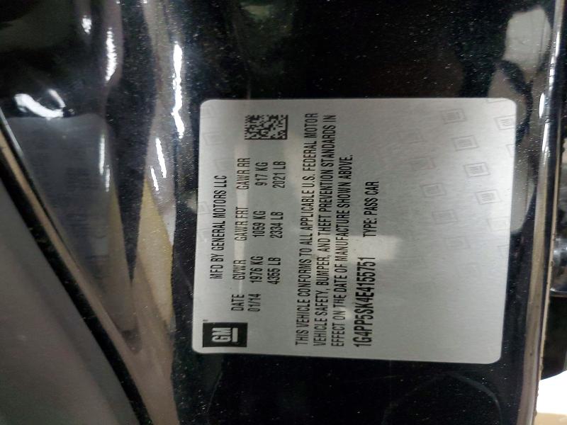 2014 Buick Verano მანქანა იყიდება აუქციონზე, vin: 1G4PP5SK4E4155751, აუქციონის ნომერი: 65296086