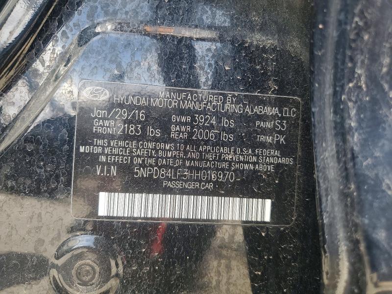 Продажа на аукционе авто 2017 Hyundai Elantra, vin: 5NPD84LF3HH016970, номер лота: 65923976