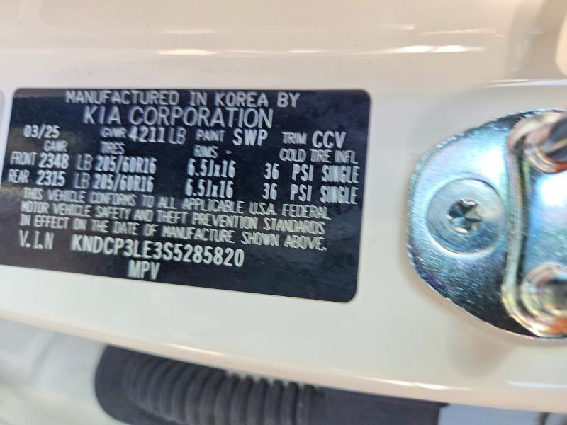 66244426 :رقم المزاد ، KNDCP3LE3S5285820 vin ، 2025 Kia Niro مزاد بيع