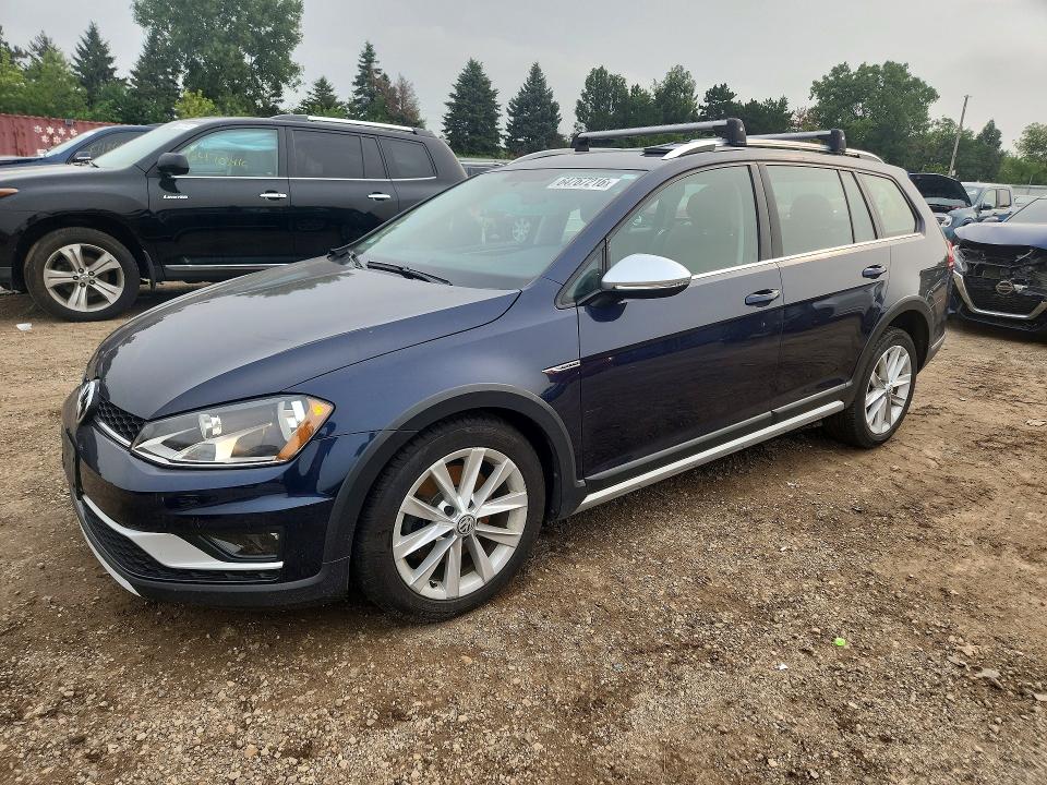 2017 Volkswagen Golf Alltrack მანქანა იყიდება აუქციონზე, vin: 3VWH17AU7HM528537, აუქციონის ნომერი: 64767216