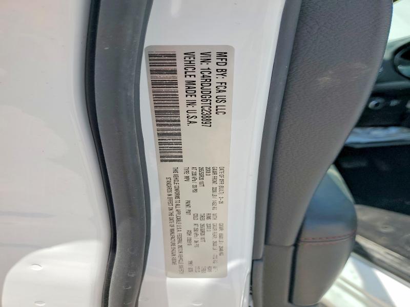 Aukcja sprzedaży 2026 Dodge Durango, vin: 1C4RDJDG6TC238897, numer aukcji: 59862246