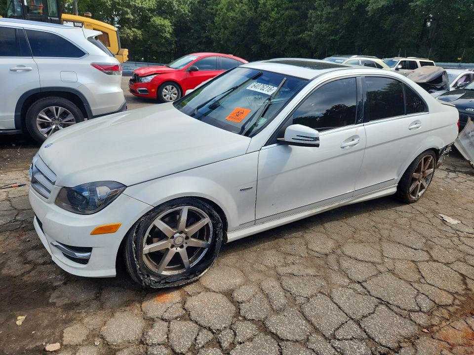 Aukcja sprzedaży 2012 Mercedes-benz C, vin: WDDGF4HB4CR222041, numer aukcji: 64076216