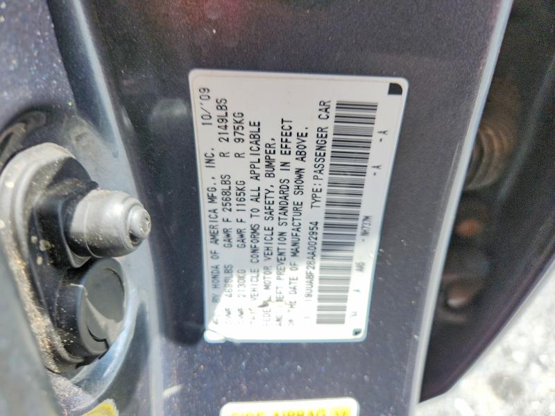2010 Acura Tl მანქანა იყიდება აუქციონზე, vin: 19UUA8F28AA002954, აუქციონის ნომერი: 63289006