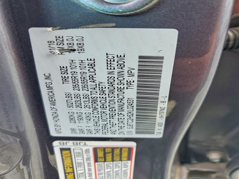 Aukcja sprzedaży 2019 Acura Rdx, vin: 5J8TC2H52KL024531, numer aukcji: 65520106