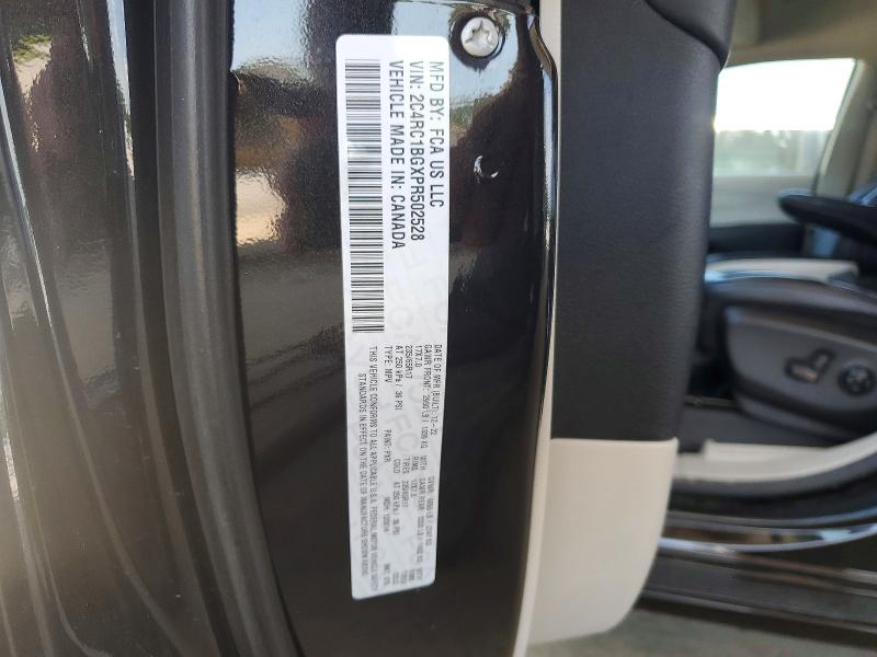 65105346 :رقم المزاد ، 2C4RC1BGXPR502528 vin ، 2023 Chrysler Pacifica مزاد بيع