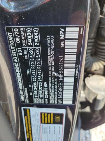 64364436 :رقم المزاد ، W1N0G8EB1MF868153 vin ، 2021 Mercedes-benz Glc مزاد بيع
