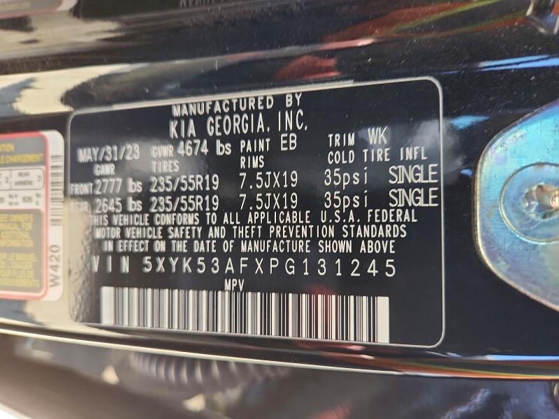 Продаж на аукціоні авто 2023 Kia Sportage, vin: 5XYK53AFXPG131245, номер лоту: 64496916