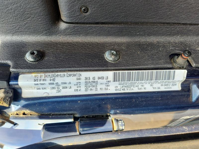 66546776 :رقم المزاد ، 1J4FA49S22P761443 vin ، 2002 Jeep Wrangler / Tj مزاد بيع