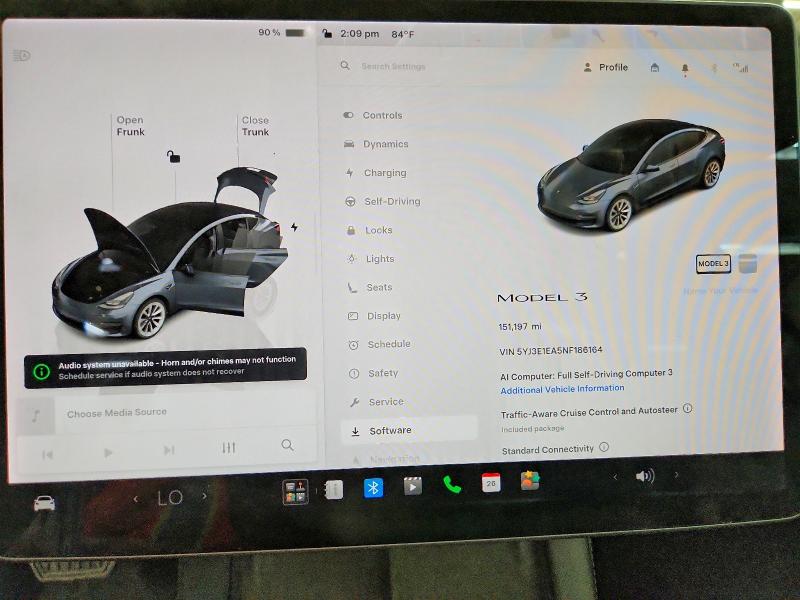 2022 Tesla Model 3 მანქანა იყიდება აუქციონზე, vin: 5YJ3E1EA5NF186164, აუქციონის ნომერი: 66453156
