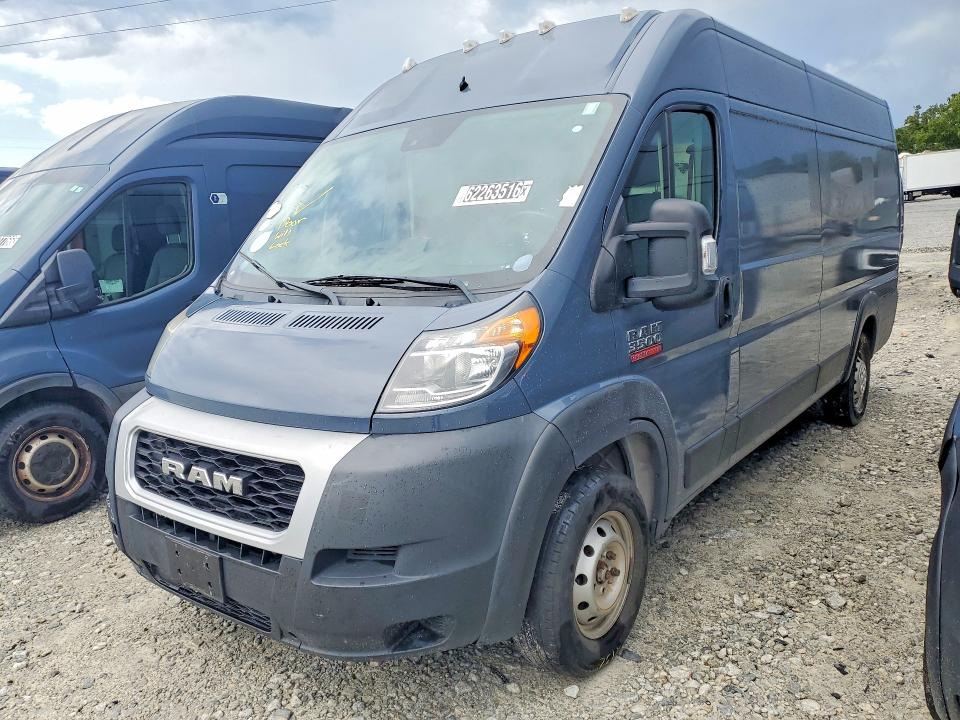 Продажа на аукционе авто 2021 Ram Promaster 3500, vin: 3C6MRVJG1ME536184, номер лота: 62263516
