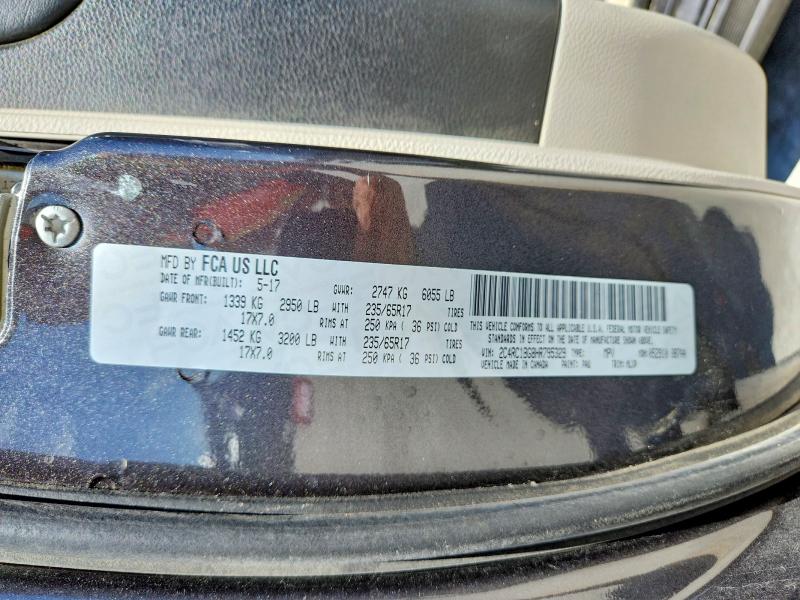 Aukcja sprzedaży 2017 Chrysler Pacifica, vin: 2C4RC1BG8HR795329, numer aukcji: 63235726