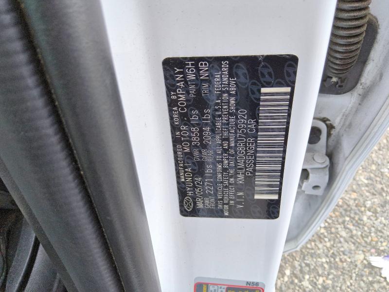 Продажа на аукционе авто 2024 Hyundai Elantra, vin: KMHLM4DG8RU759920, номер лота: 67064726