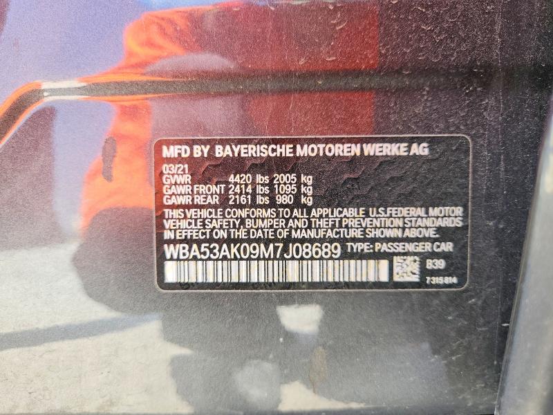 Продажа на аукционе авто 2021 Bmw 228i, vin: WBA53AK09M7J08689, номер лота: 66797246