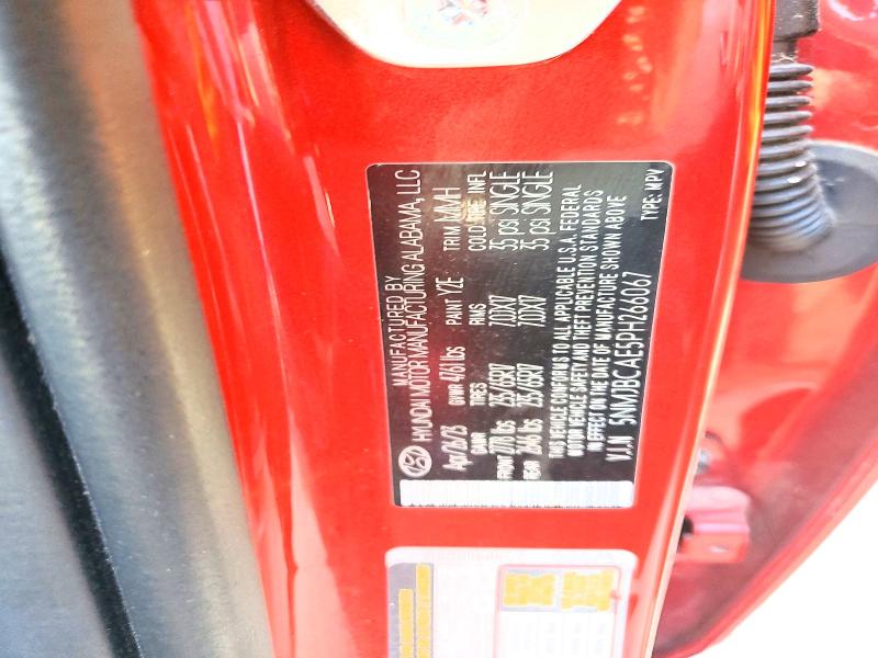 Продажа на аукционе авто 2023 Hyundai Tucson, vin: 5NMJBCAE5PH266067, номер лота: 63009546