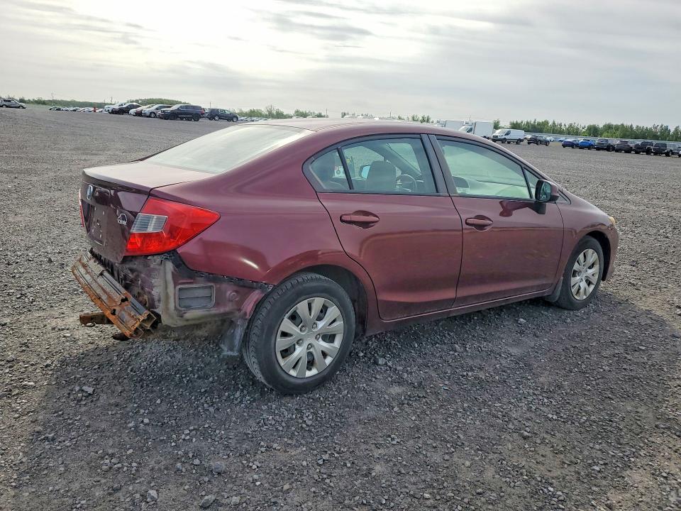 2012 Honda Civic მანქანა იყიდება აუქციონზე, vin: 2HGFB2F42CH050829, აუქციონის ნომერი: 63593536