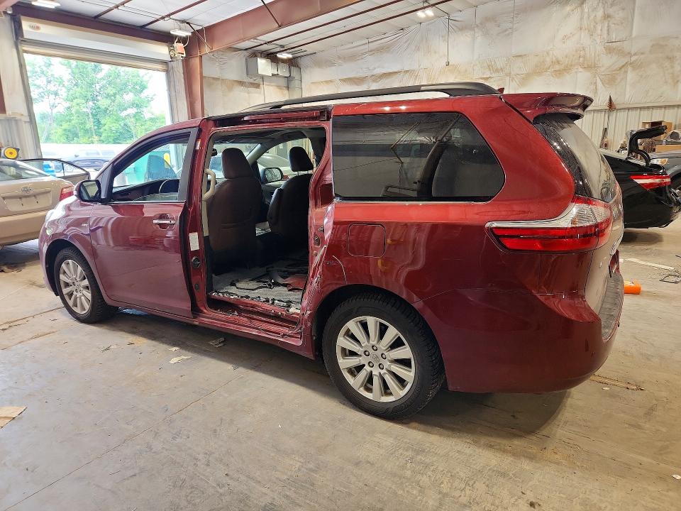 2017 Toyota Sienna მანქანა იყიდება აუქციონზე, vin: 5TDDZ3DCXHS155760, აუქციონის ნომერი: 63703516