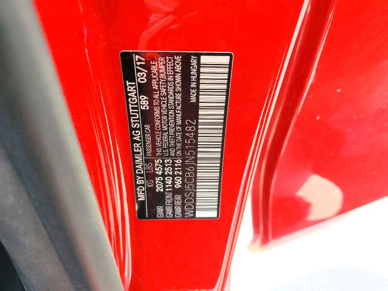 Продажа на аукционе авто 2018 Mercedes-benz Cla, vin: WDDSJ5CB6JN515482, номер лота: 66912126