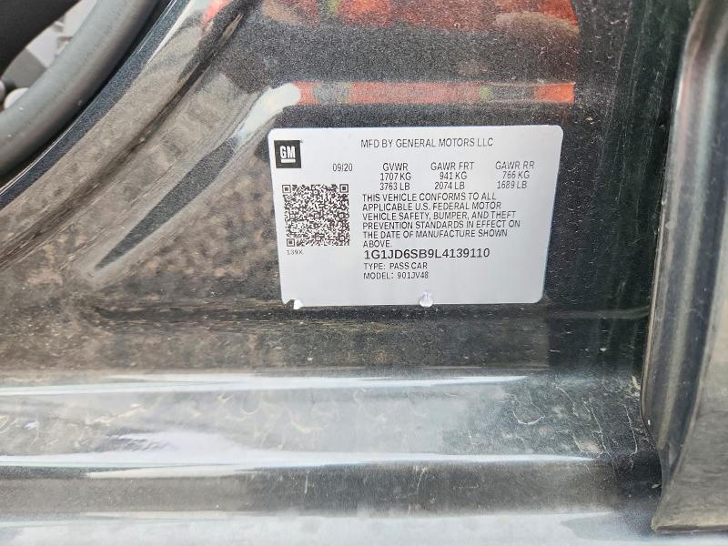 Продажа на аукционе авто 2020 Chevrolet Sonic, vin: 1G1JD6SB9L4139110, номер лота: 65361206