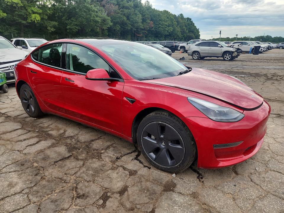 64837446 :رقم المزاد ، 5YJ3E1EA0NF187173 vin ، 2022 Tesla Model 3 مزاد بيع