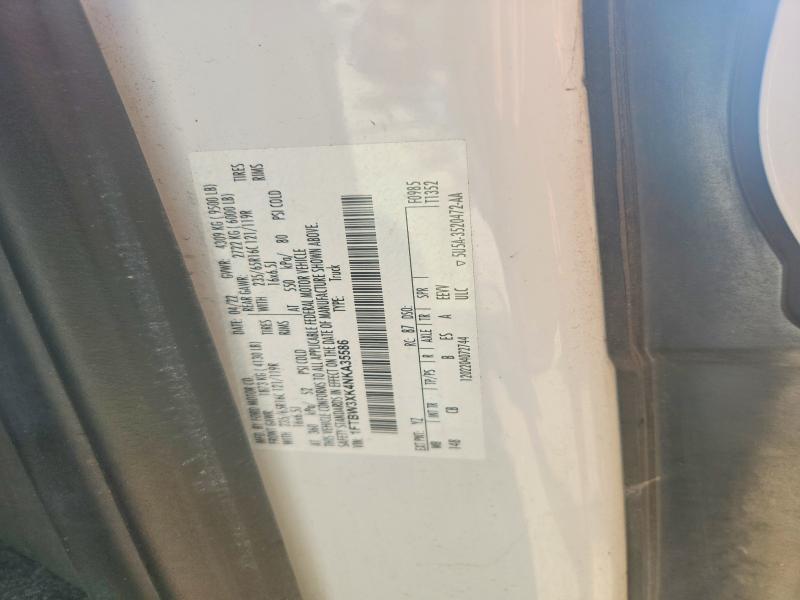 Продаж на аукціоні авто 2022 Ford Transit, vin: 1FTBW3XK4NKA35586, номер лоту: 62484326