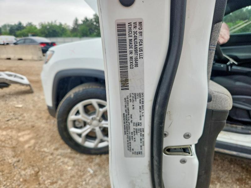 2024 Jeep Compass მანქანა იყიდება აუქციონზე, vin: 3C4NJDAN9RT166490, აუქციონის ნომერი: 57870016