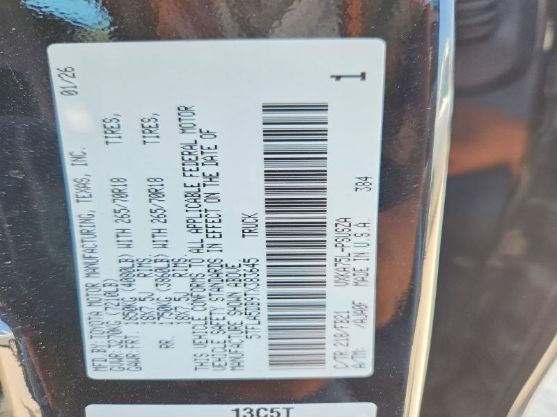 66903206 :رقم المزاد ، 5TFLA5DB9TX383645 vin ، 2026 Toyota Tundra مزاد بيع
