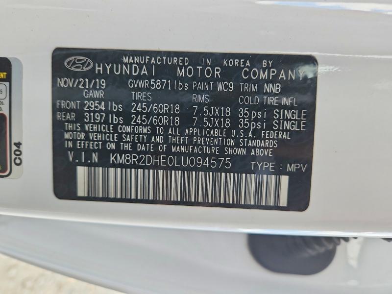Продаж на аукціоні авто 2020 Hyundai Palisade, vin: KM8R2DHE0LU094575, номер лоту: 65756656