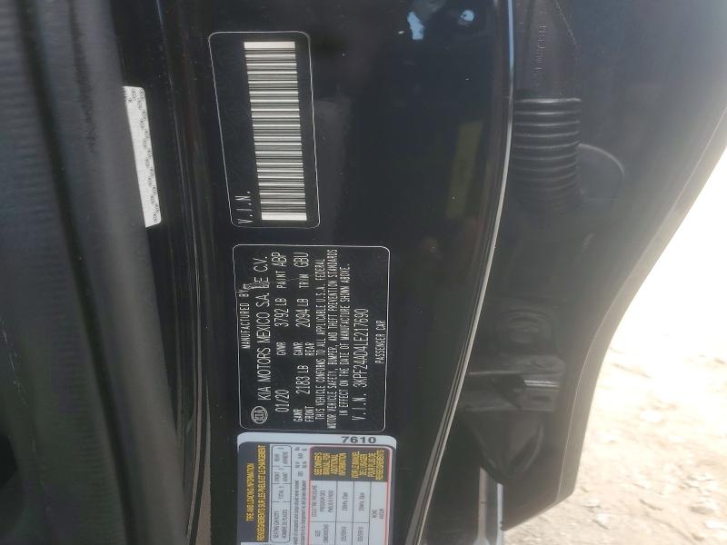 64019086 :رقم المزاد ، 3KPF24AD4LE217690 vin ، 2020 Kia Forte مزاد بيع