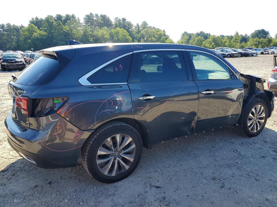 Продажа на аукционе авто 2014 Acura Mdx, vin: 5FRYD4H42EB036107, номер лота: 62673086