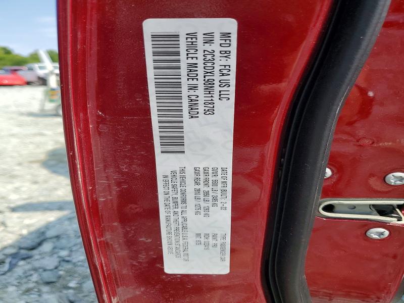 Aukcja sprzedaży 2022 Dodge Charger, vin: 2C3CDXL98NH118793, numer aukcji: 63022326