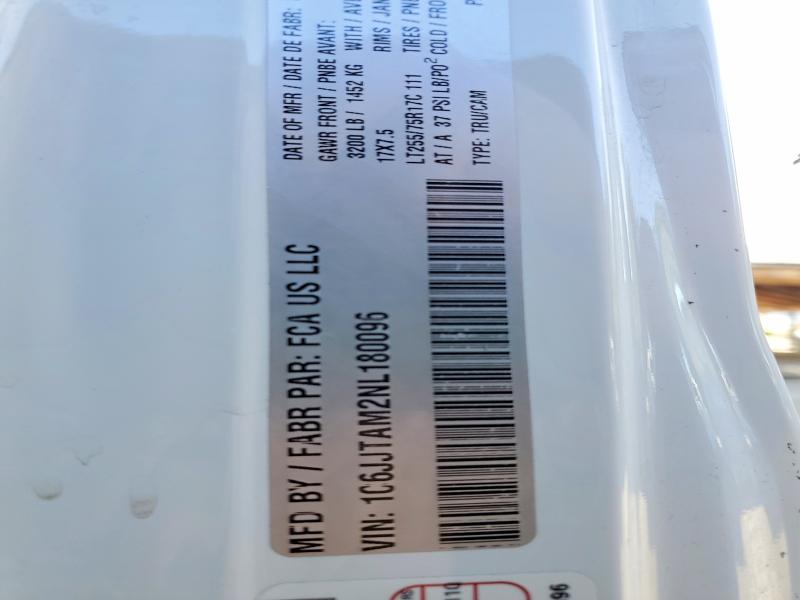 Продажа на аукционе авто 2022 Jeep Gladiator, vin: 1C6JJTAM2NL180096, номер лота: 65386856