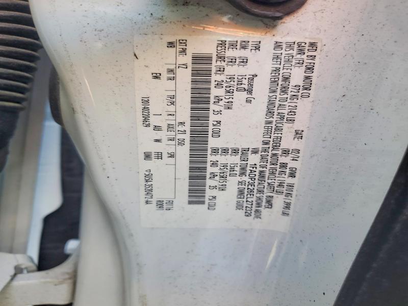 65541026 :رقم المزاد ، 1FADP3E26EL272329 vin ، 2014 Ford Focus مزاد بيع